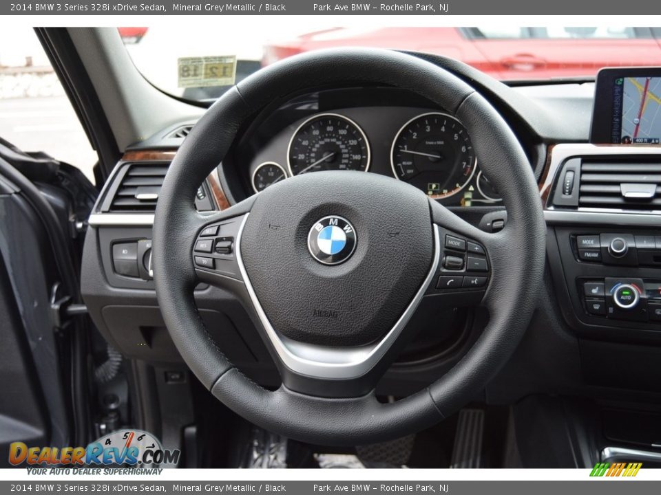 2014 BMW 3 Series 328i xDrive Sedan Mineral Grey Metallic / Black Photo #17