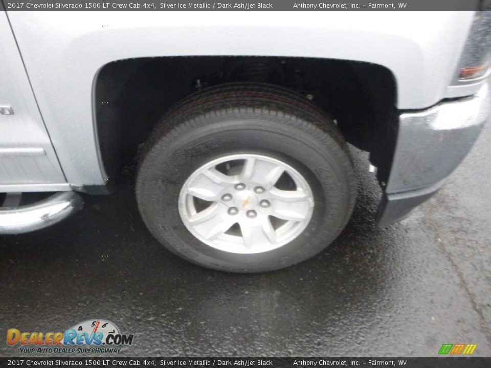 2017 Chevrolet Silverado 1500 LT Crew Cab 4x4 Silver Ice Metallic / Dark Ash/Jet Black Photo #2