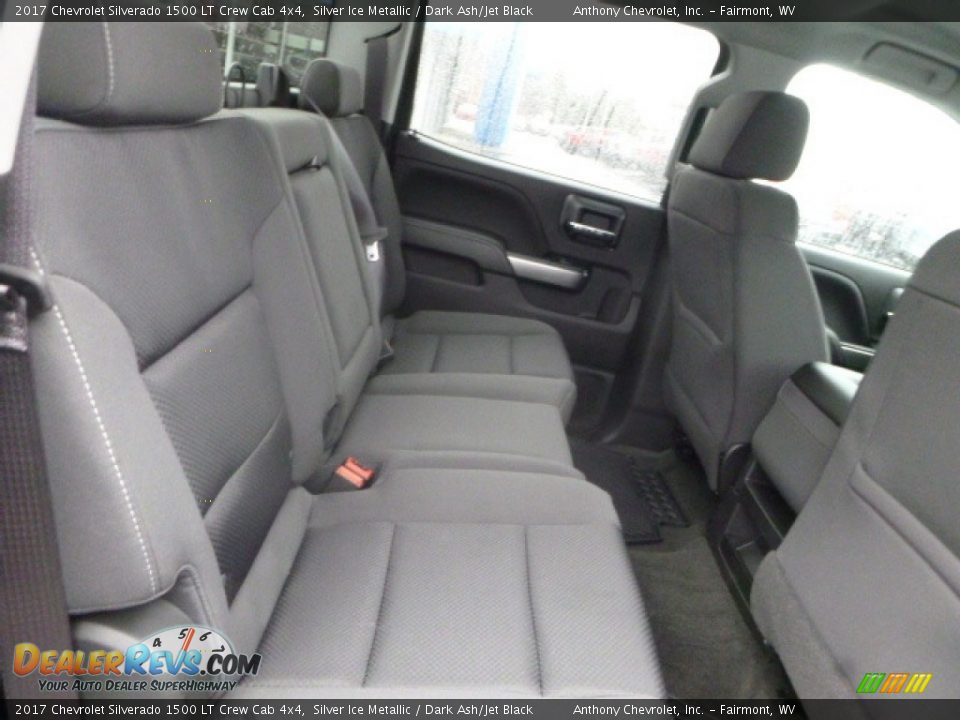 2017 Chevrolet Silverado 1500 LT Crew Cab 4x4 Silver Ice Metallic / Dark Ash/Jet Black Photo #5