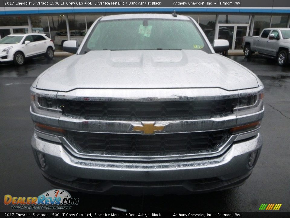 2017 Chevrolet Silverado 1500 LT Crew Cab 4x4 Silver Ice Metallic / Dark Ash/Jet Black Photo #13