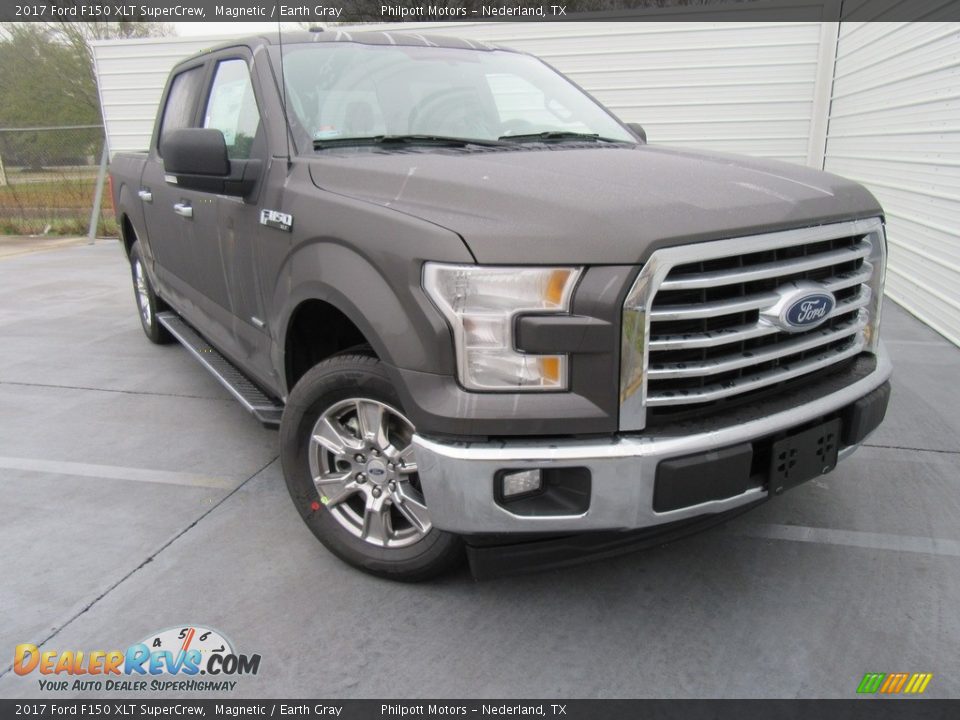 2017 Ford F150 XLT SuperCrew Magnetic / Earth Gray Photo #1