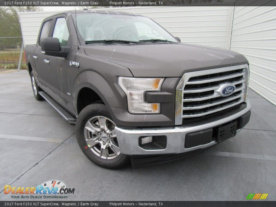 2017 Ford F150 XLT SuperCrew Magnetic / Earth Gray Photo #2