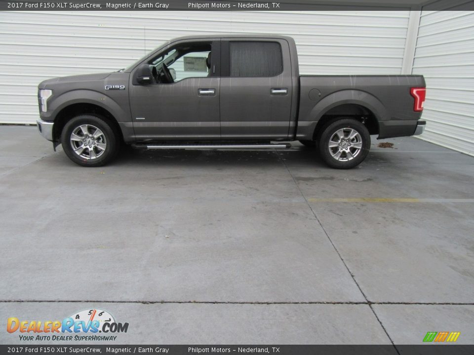 2017 Ford F150 XLT SuperCrew Magnetic / Earth Gray Photo #6