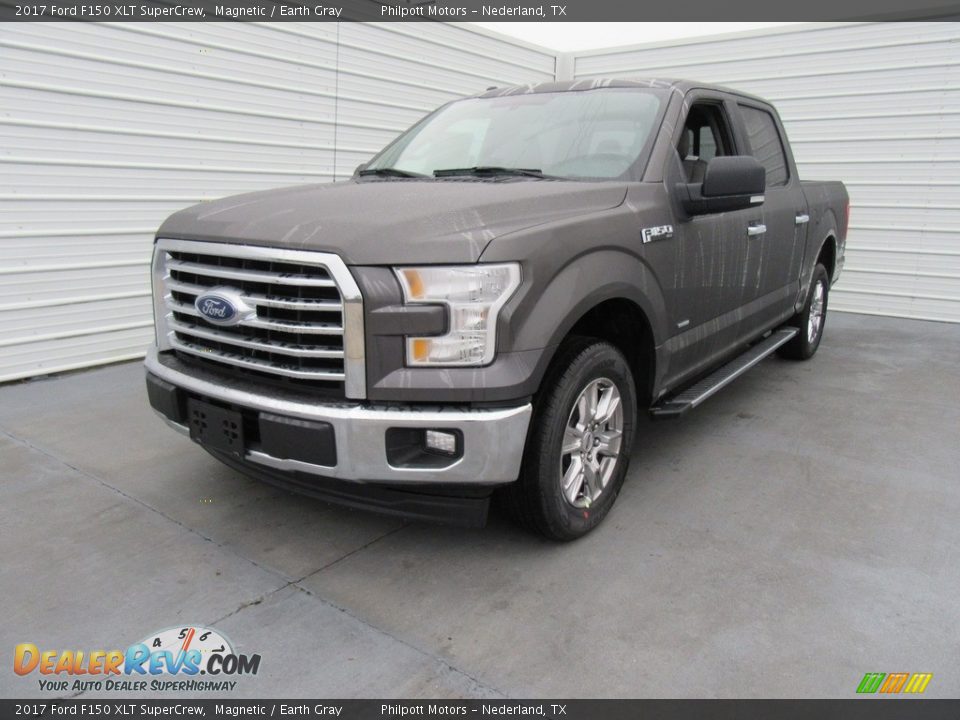 2017 Ford F150 XLT SuperCrew Magnetic / Earth Gray Photo #7