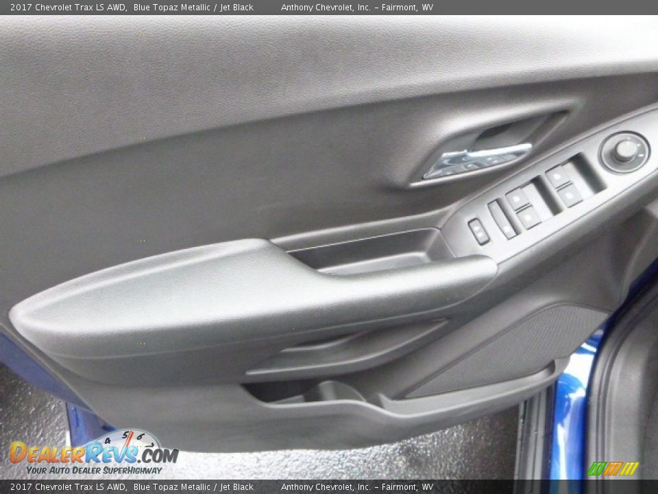 2017 Chevrolet Trax LS AWD Blue Topaz Metallic / Jet Black Photo #12