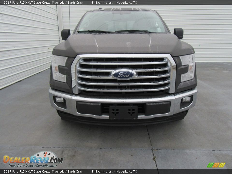 2017 Ford F150 XLT SuperCrew Magnetic / Earth Gray Photo #8