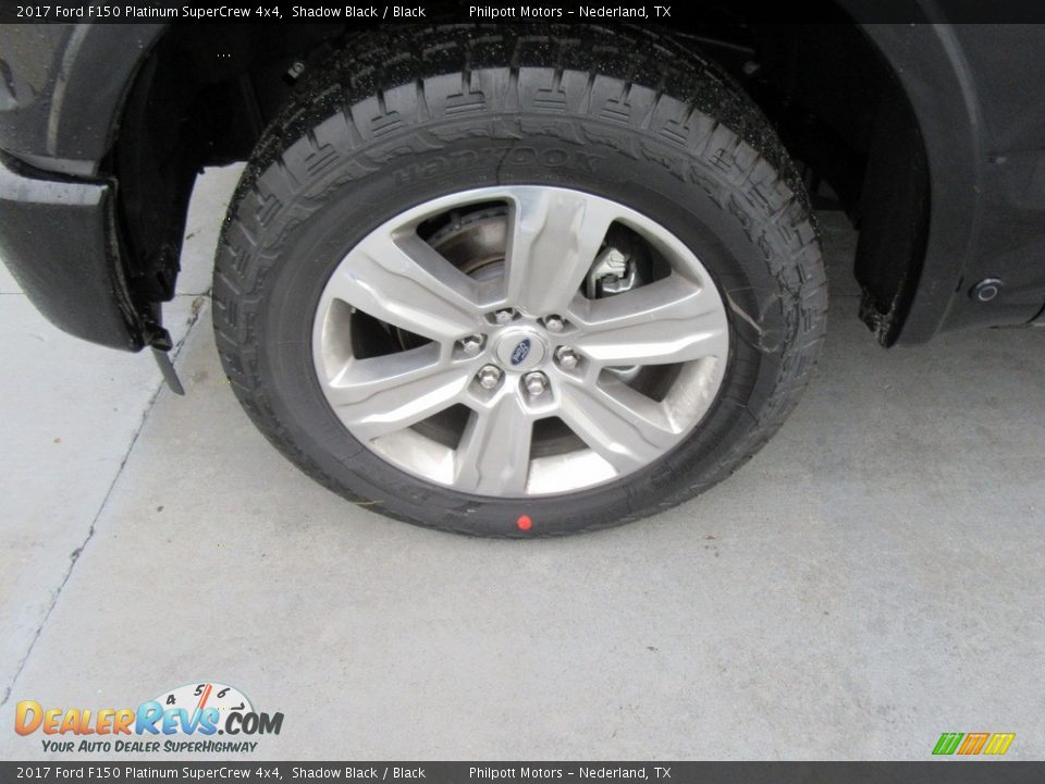 2017 Ford F150 Platinum SuperCrew 4x4 Shadow Black / Black Photo #11
