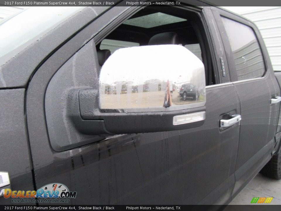 2017 Ford F150 Platinum SuperCrew 4x4 Shadow Black / Black Photo #12