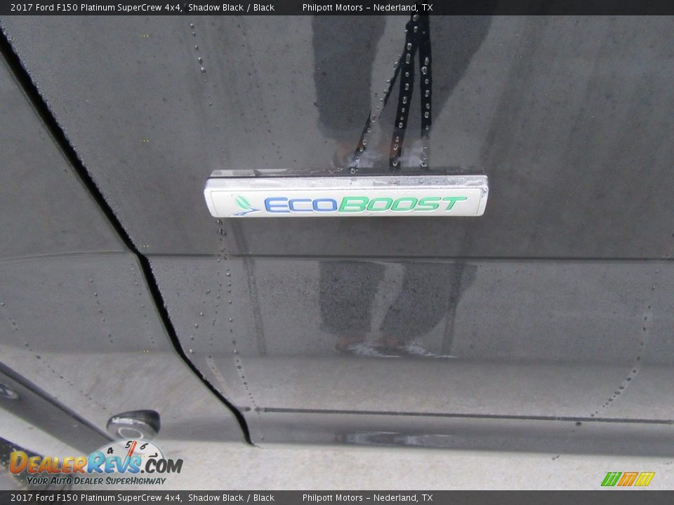 2017 Ford F150 Platinum SuperCrew 4x4 Shadow Black / Black Photo #14