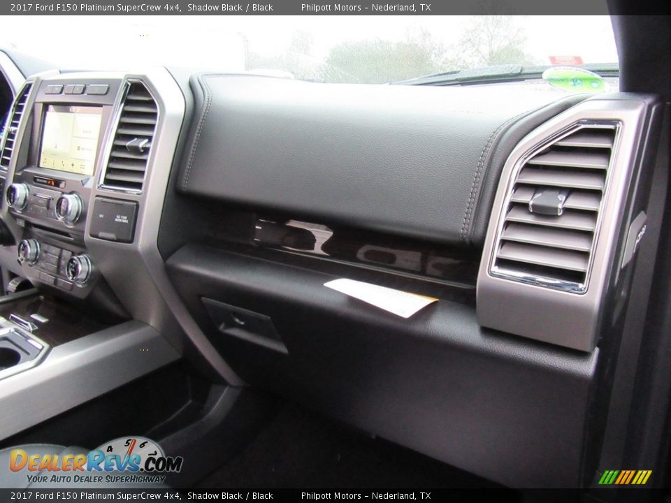 2017 Ford F150 Platinum SuperCrew 4x4 Shadow Black / Black Photo #16