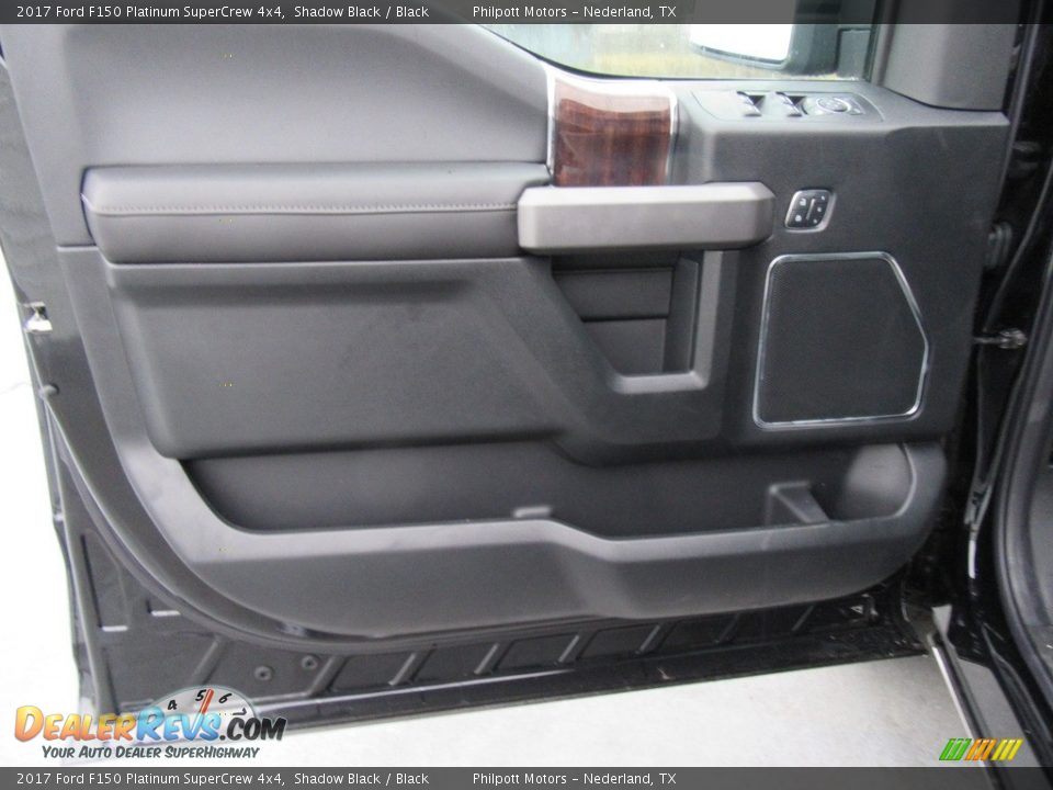 2017 Ford F150 Platinum SuperCrew 4x4 Shadow Black / Black Photo #19