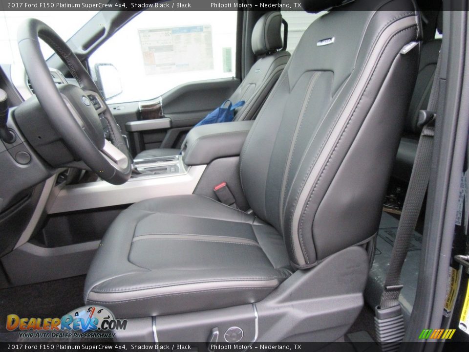 Front Seat of 2017 Ford F150 Platinum SuperCrew 4x4 Photo #21