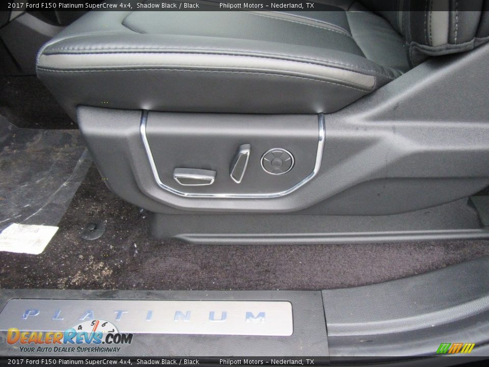 2017 Ford F150 Platinum SuperCrew 4x4 Shadow Black / Black Photo #22