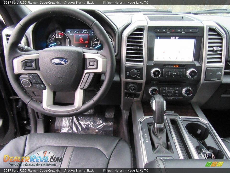 2017 Ford F150 Platinum SuperCrew 4x4 Shadow Black / Black Photo #24