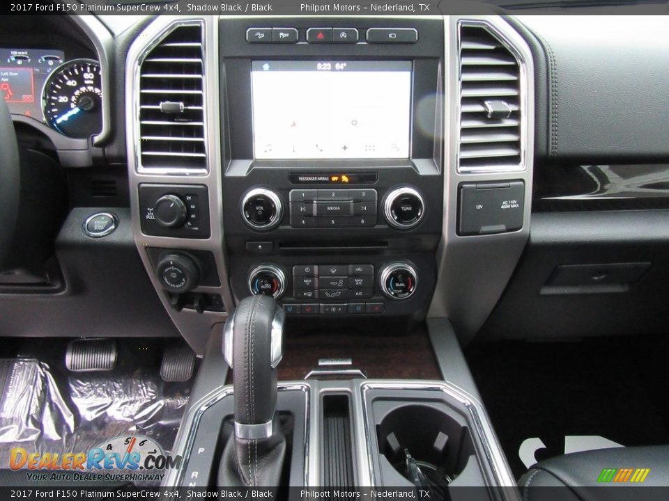 2017 Ford F150 Platinum SuperCrew 4x4 Shadow Black / Black Photo #25