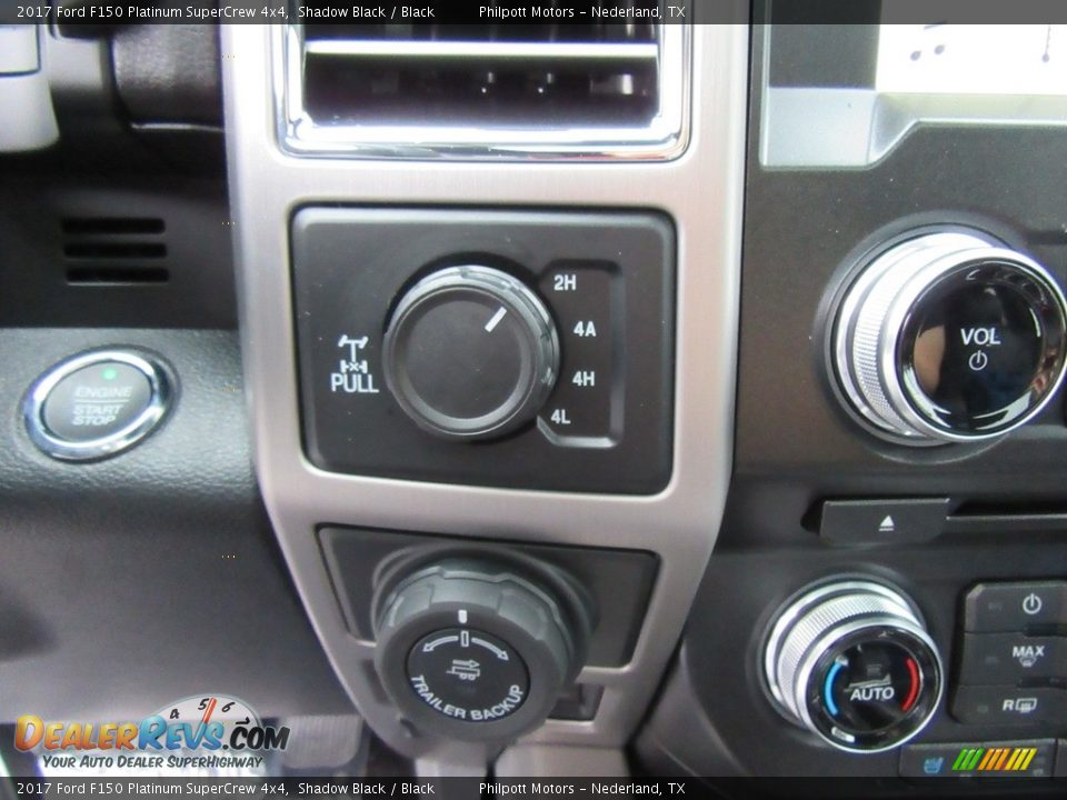 2017 Ford F150 Platinum SuperCrew 4x4 Shadow Black / Black Photo #29