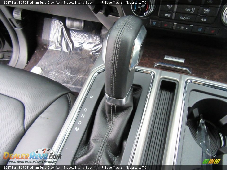 2017 Ford F150 Platinum SuperCrew 4x4 Shadow Black / Black Photo #31