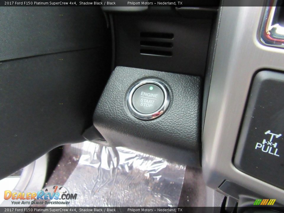 2017 Ford F150 Platinum SuperCrew 4x4 Shadow Black / Black Photo #32