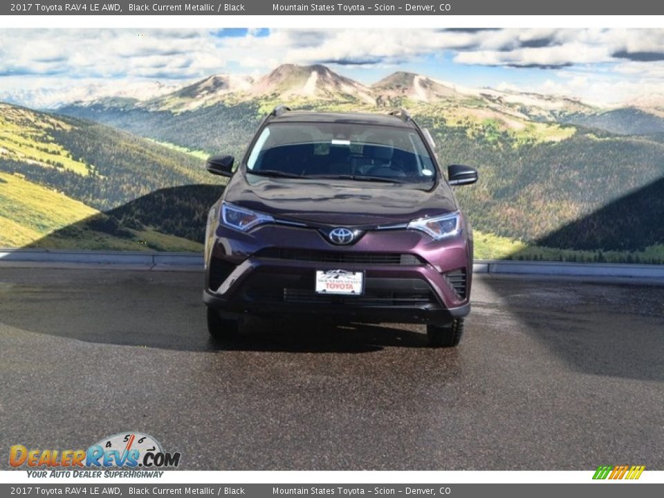 2017 Toyota RAV4 LE AWD Black Current Metallic / Black Photo #2