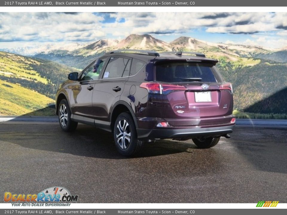 2017 Toyota RAV4 LE AWD Black Current Metallic / Black Photo #3