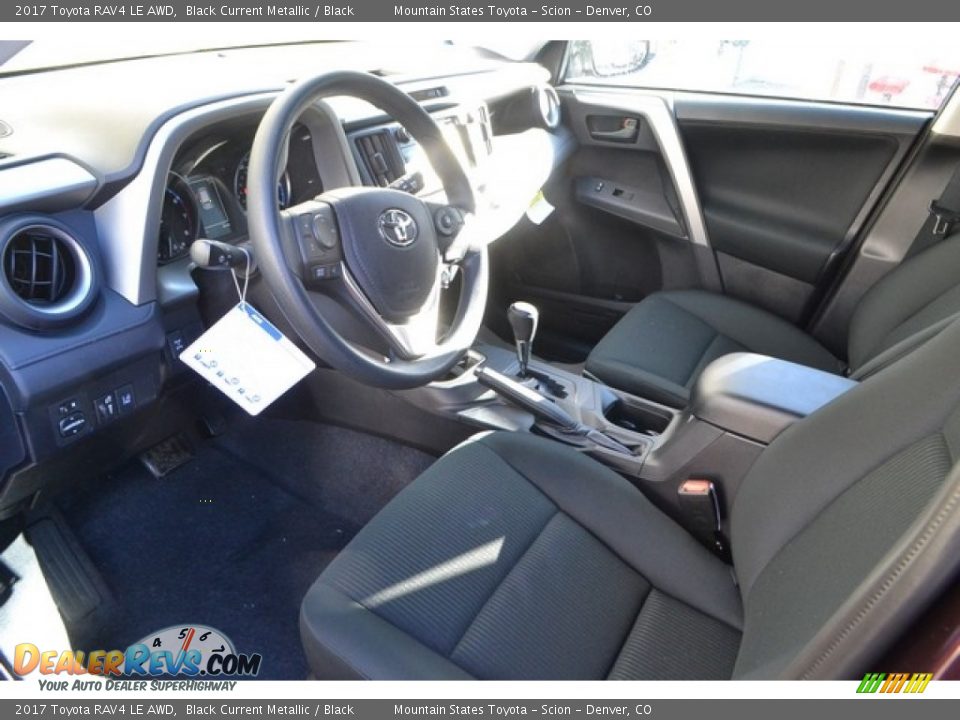 2017 Toyota RAV4 LE AWD Black Current Metallic / Black Photo #5