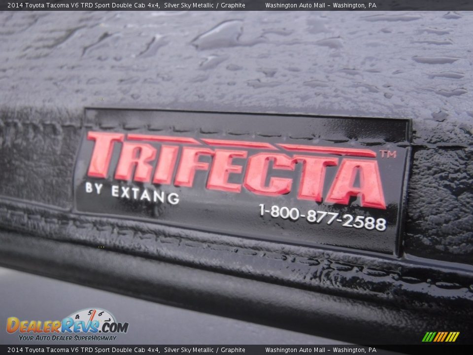 2014 Toyota Tacoma V6 TRD Sport Double Cab 4x4 Silver Sky Metallic / Graphite Photo #6