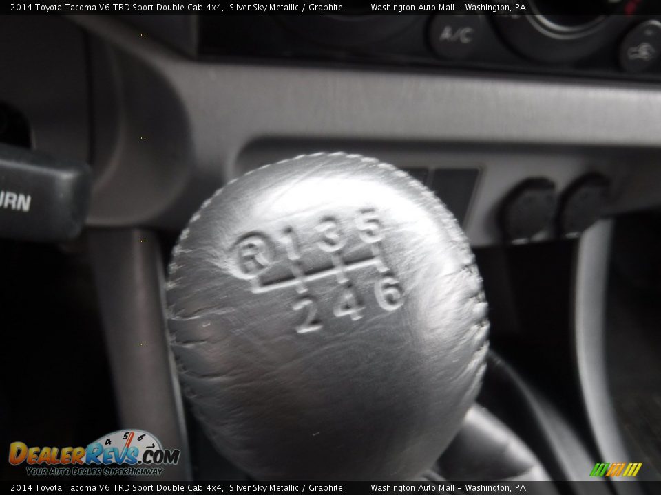 2014 Toyota Tacoma V6 TRD Sport Double Cab 4x4 Silver Sky Metallic / Graphite Photo #20