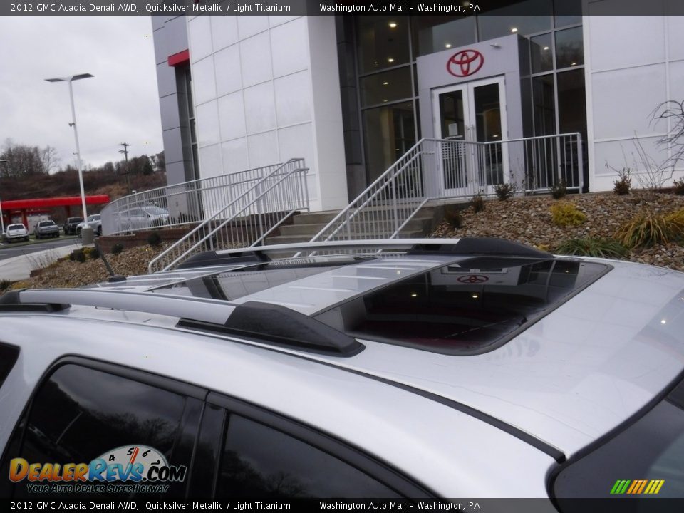 2012 GMC Acadia Denali AWD Quicksilver Metallic / Light Titanium Photo #4