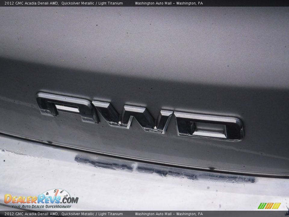 2012 GMC Acadia Denali AWD Quicksilver Metallic / Light Titanium Photo #11