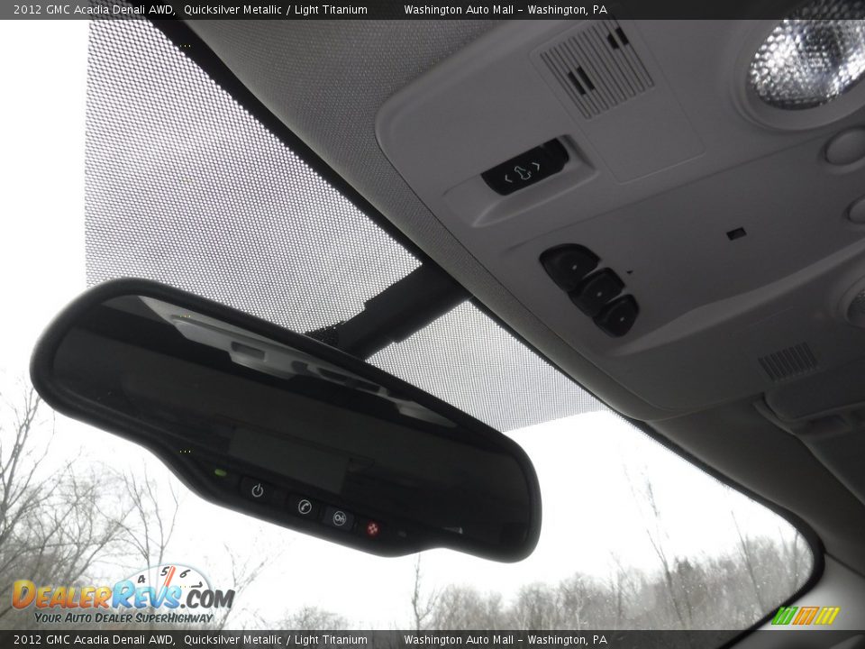 2012 GMC Acadia Denali AWD Quicksilver Metallic / Light Titanium Photo #21