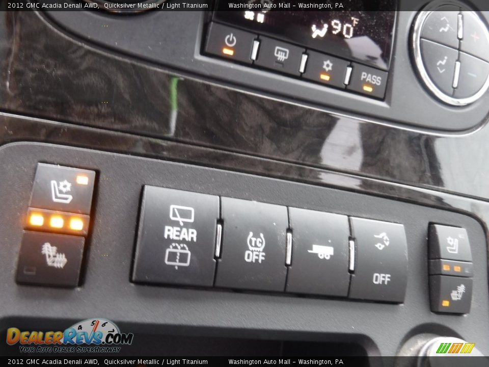 2012 GMC Acadia Denali AWD Quicksilver Metallic / Light Titanium Photo #24