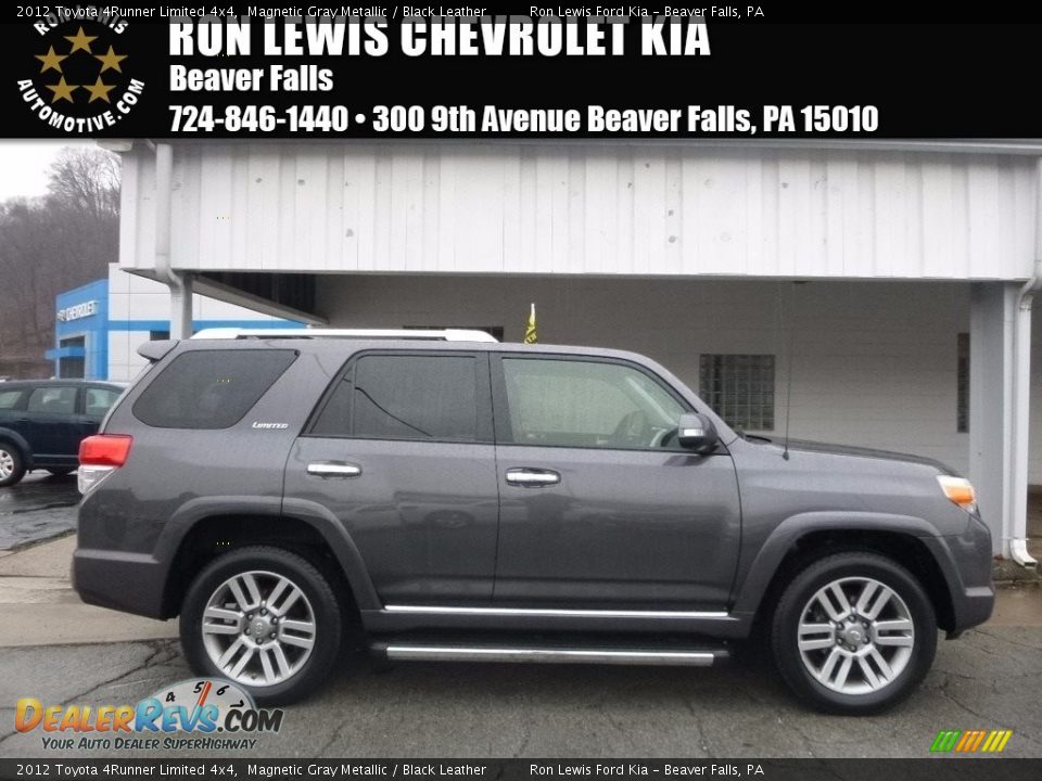 2012 Toyota 4Runner Limited 4x4 Magnetic Gray Metallic / Black Leather Photo #1