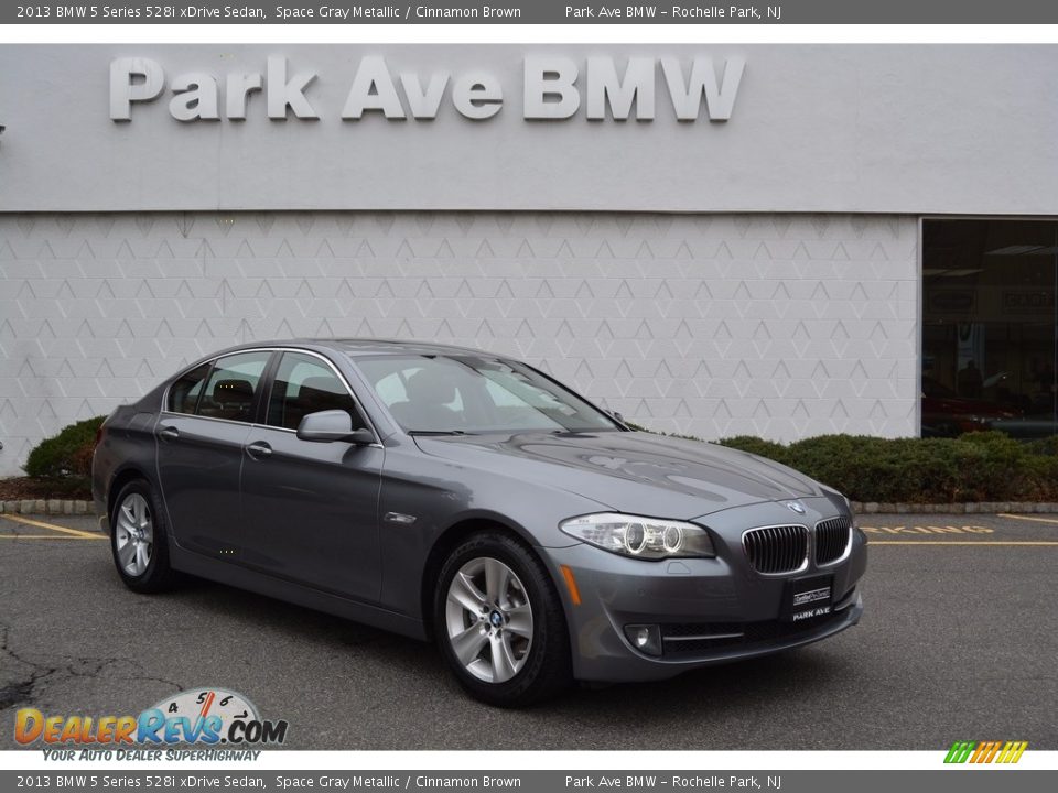 2013 BMW 5 Series 528i xDrive Sedan Space Gray Metallic / Cinnamon Brown Photo #1