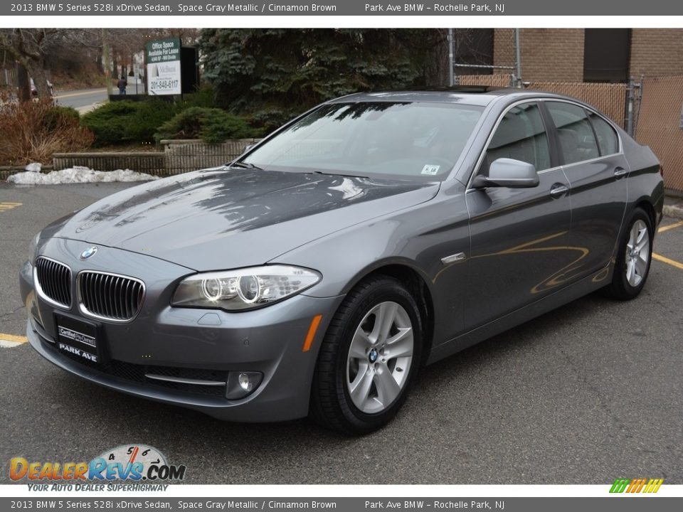2013 BMW 5 Series 528i xDrive Sedan Space Gray Metallic / Cinnamon Brown Photo #6