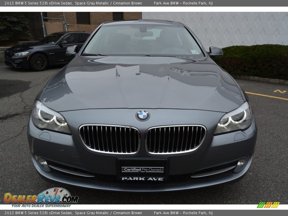 2013 BMW 5 Series 528i xDrive Sedan Space Gray Metallic / Cinnamon Brown Photo #7