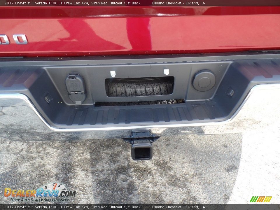 2017 Chevrolet Silverado 1500 LT Crew Cab 4x4 Siren Red Tintcoat / Jet Black Photo #10