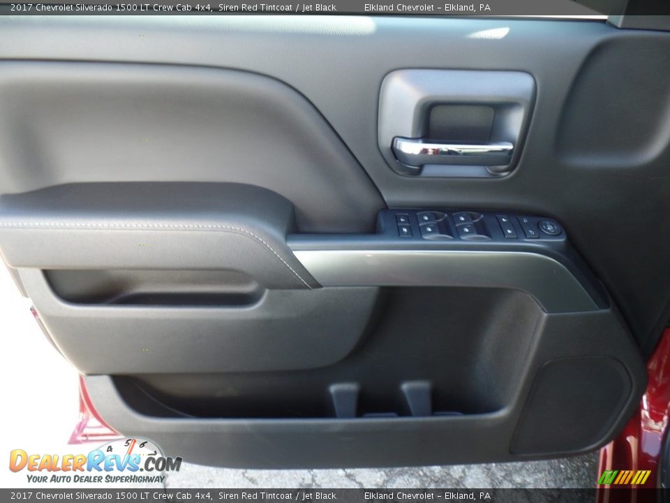 2017 Chevrolet Silverado 1500 LT Crew Cab 4x4 Siren Red Tintcoat / Jet Black Photo #13