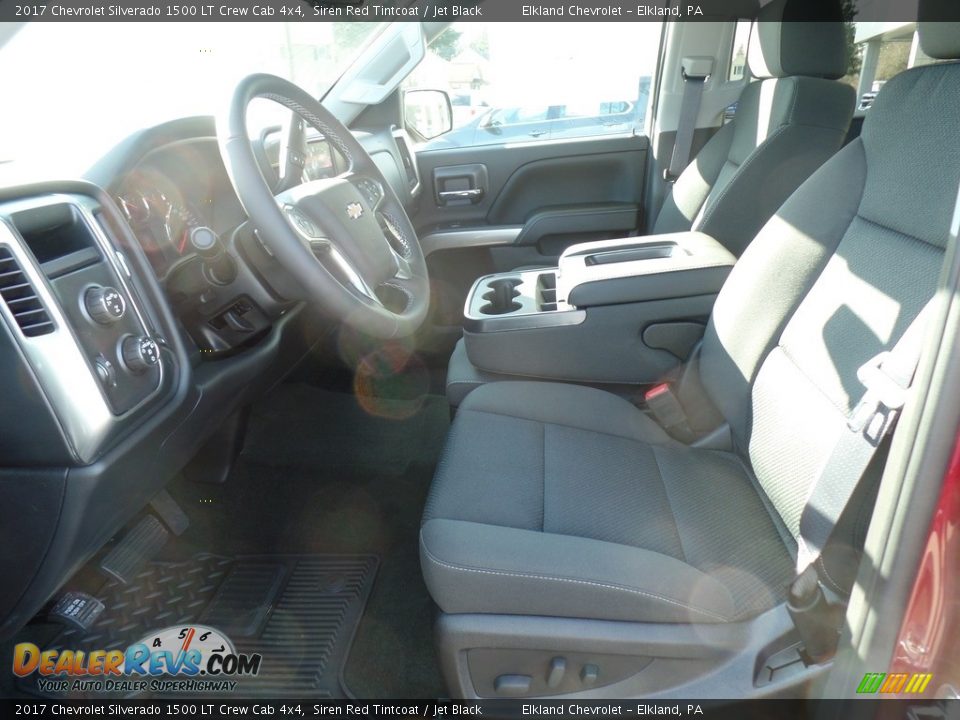 2017 Chevrolet Silverado 1500 LT Crew Cab 4x4 Siren Red Tintcoat / Jet Black Photo #15