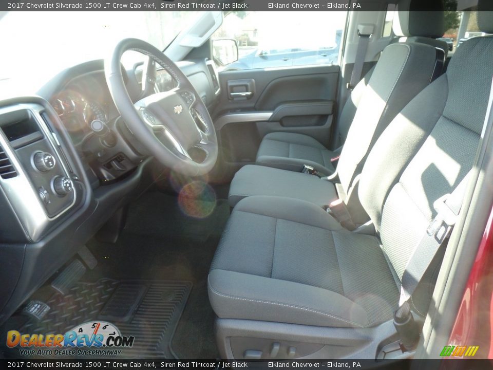 2017 Chevrolet Silverado 1500 LT Crew Cab 4x4 Siren Red Tintcoat / Jet Black Photo #16