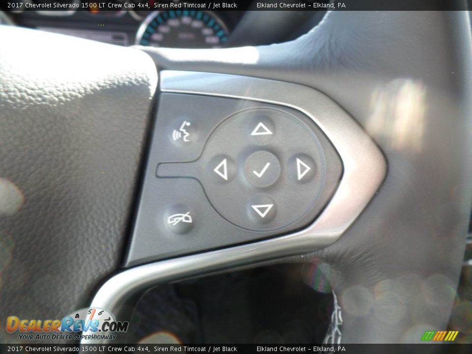 2017 Chevrolet Silverado 1500 LT Crew Cab 4x4 Siren Red Tintcoat / Jet Black Photo #20