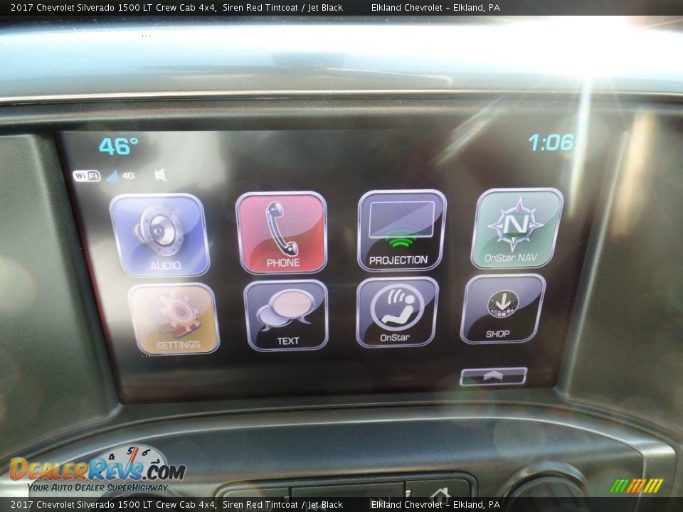 2017 Chevrolet Silverado 1500 LT Crew Cab 4x4 Siren Red Tintcoat / Jet Black Photo #26