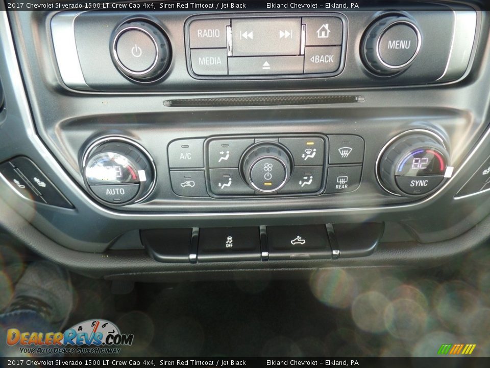 2017 Chevrolet Silverado 1500 LT Crew Cab 4x4 Siren Red Tintcoat / Jet Black Photo #31