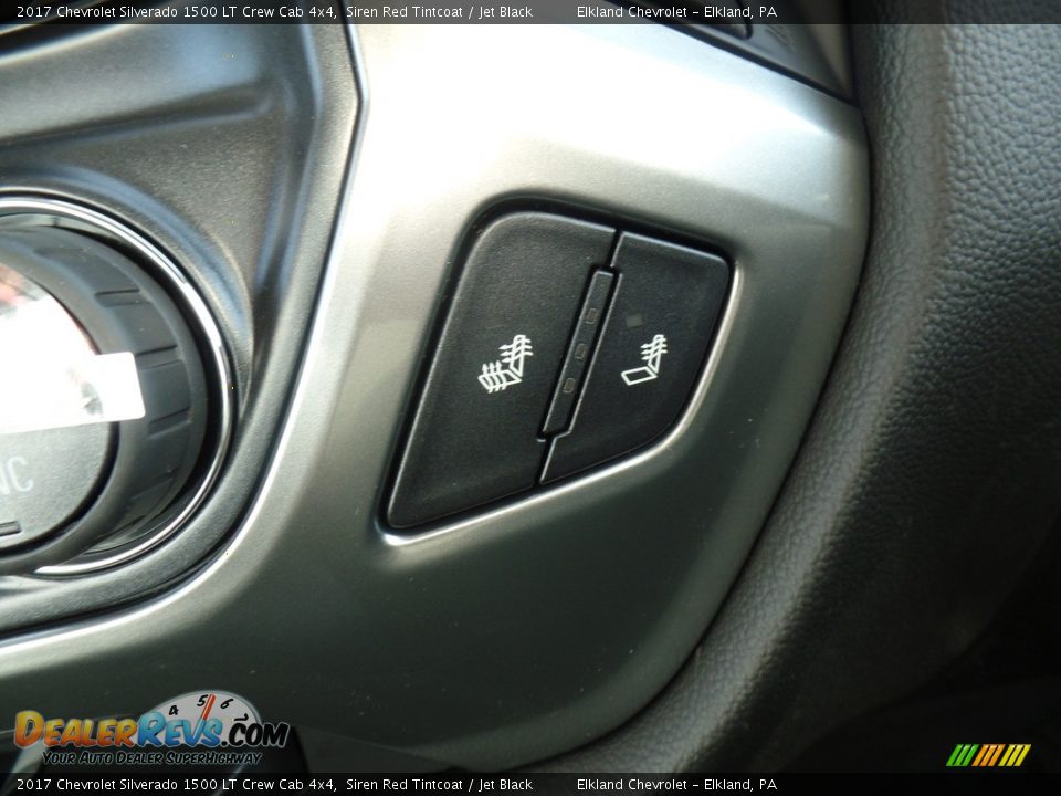 2017 Chevrolet Silverado 1500 LT Crew Cab 4x4 Siren Red Tintcoat / Jet Black Photo #33