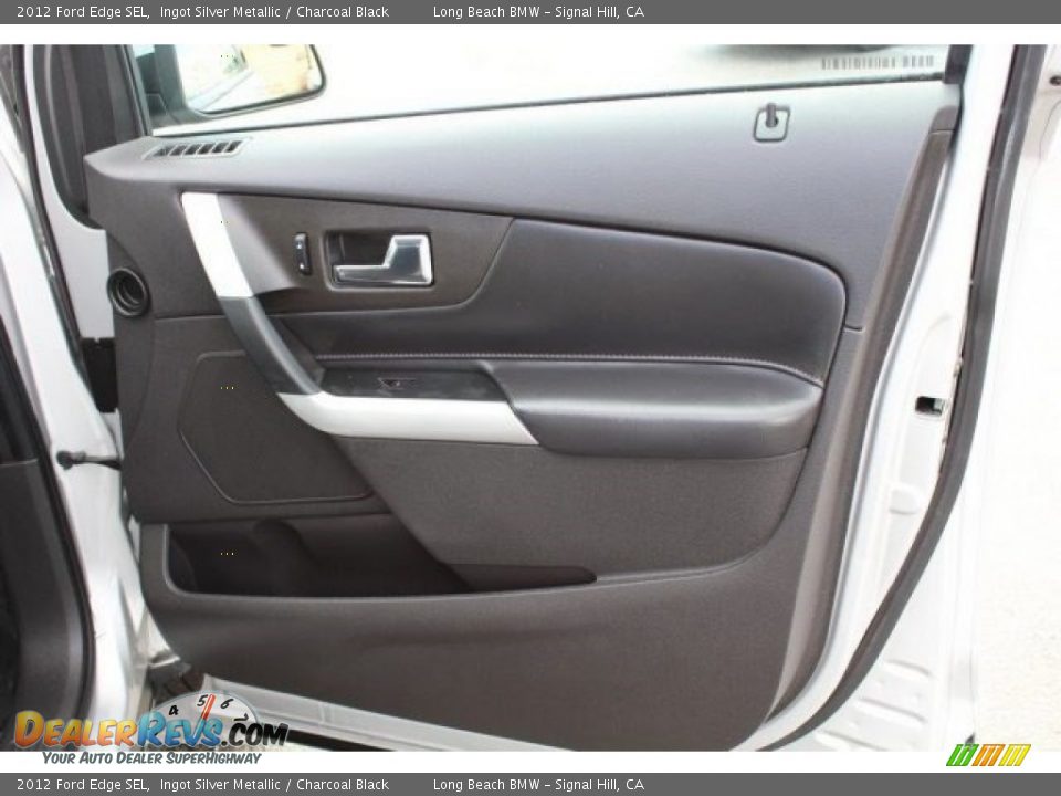 2012 Ford Edge SEL Ingot Silver Metallic / Charcoal Black Photo #21