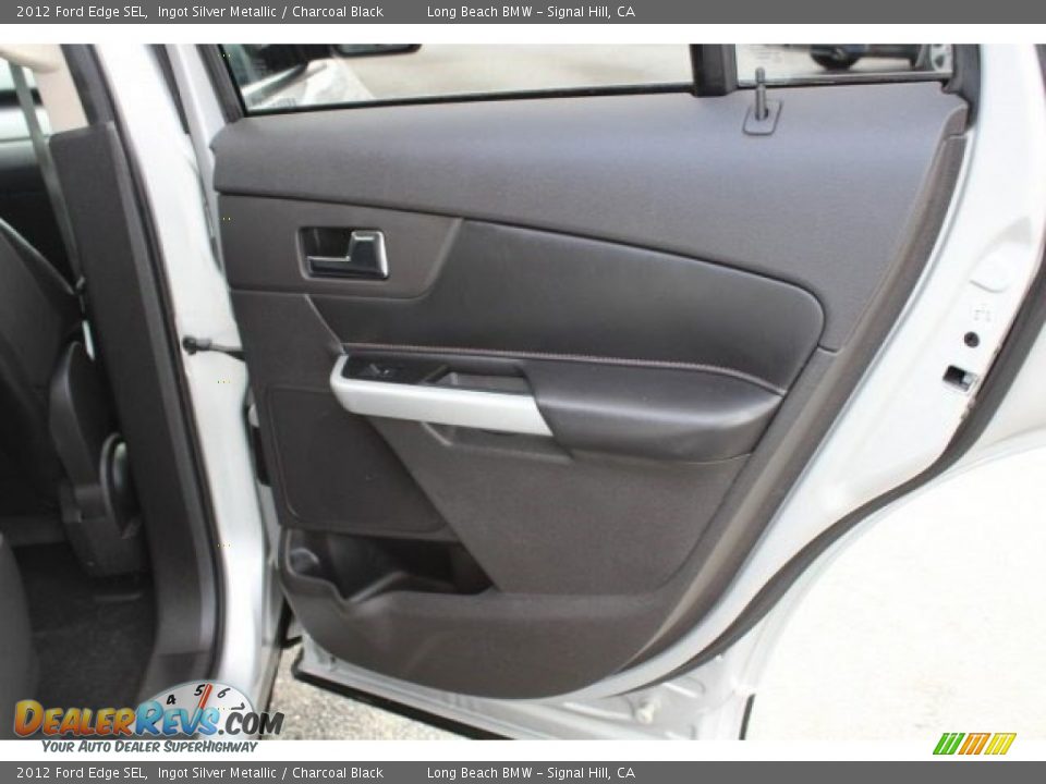 2012 Ford Edge SEL Ingot Silver Metallic / Charcoal Black Photo #25