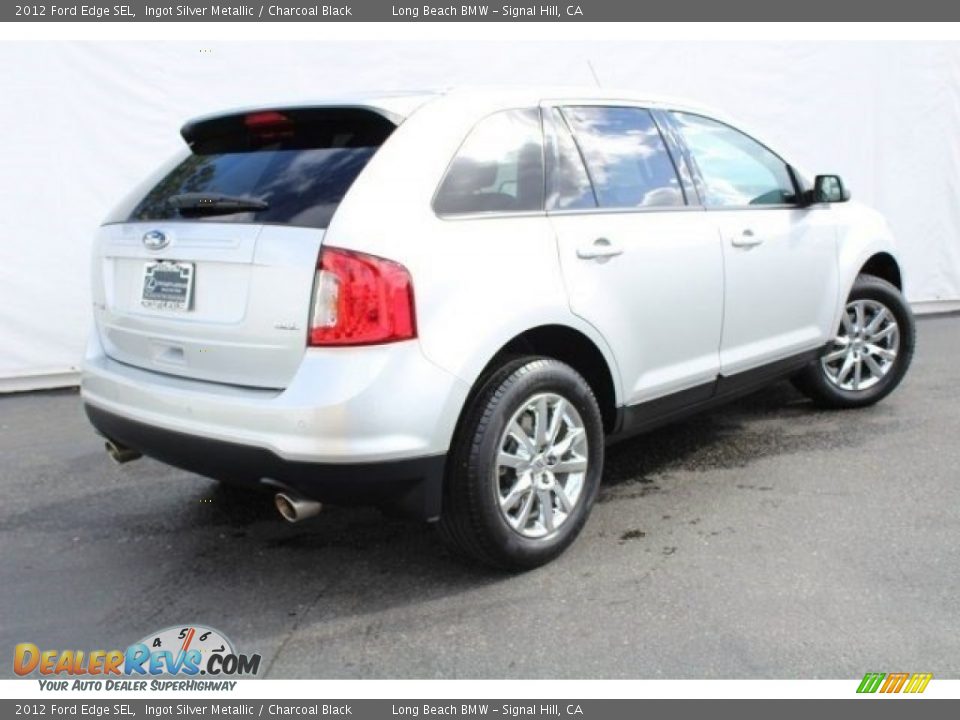2012 Ford Edge SEL Ingot Silver Metallic / Charcoal Black Photo #28