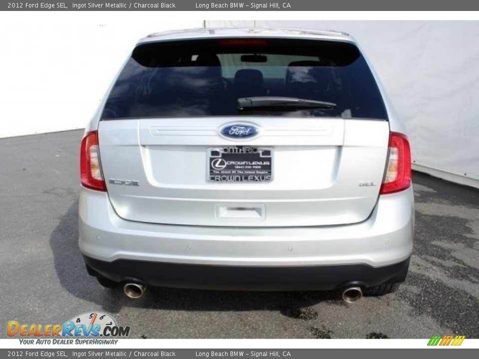 2012 Ford Edge SEL Ingot Silver Metallic / Charcoal Black Photo #29