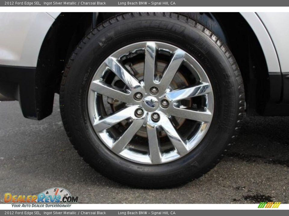 2012 Ford Edge SEL Ingot Silver Metallic / Charcoal Black Photo #33