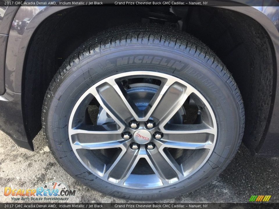 2017 GMC Acadia Denali AWD Iridium Metallic / Jet Black Photo #10