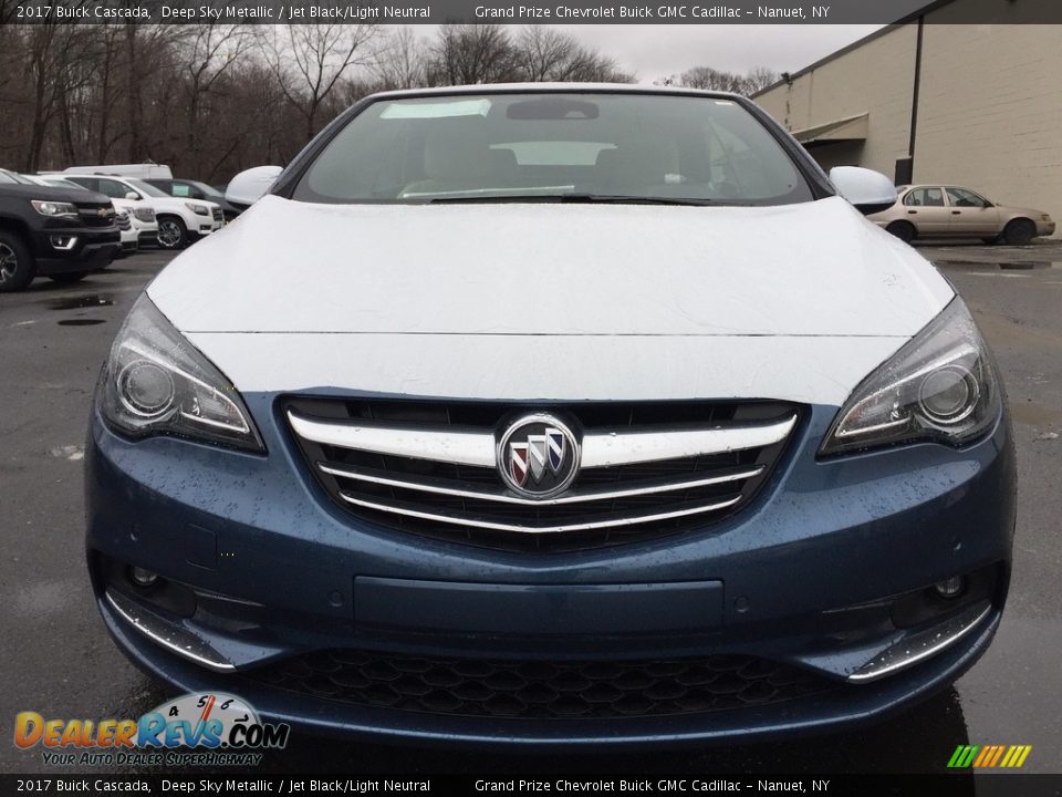 2017 Buick Cascada Deep Sky Metallic / Jet Black/Light Neutral Photo #2